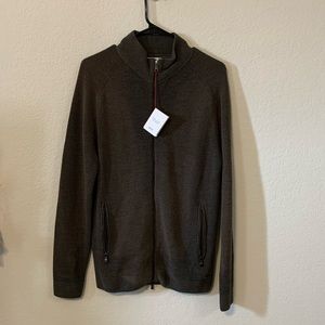 NWT Brax ‘Feel Good Sportive’ Brown Zippered Coat